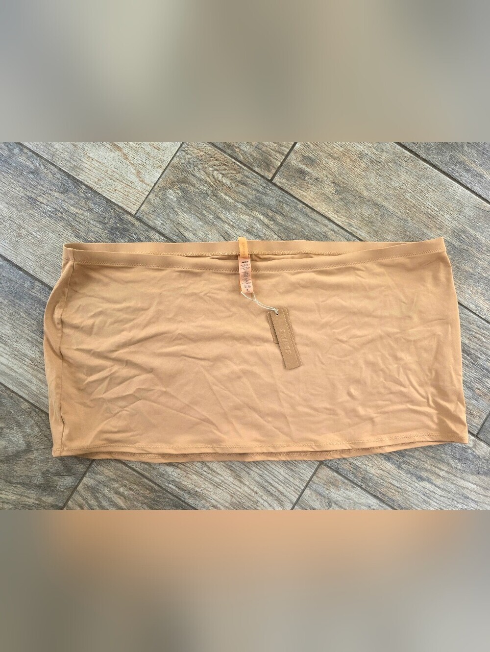 New SKIMS Micro Mini Nude Recycled Swim Skirt Sz 3x Plus Size
